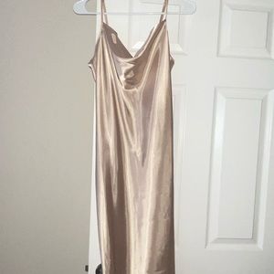 Gold Bebe dress